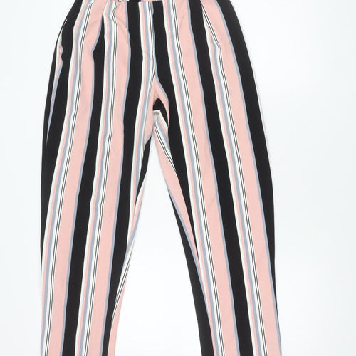 New Look Women's Multicoloured Striped Trousers