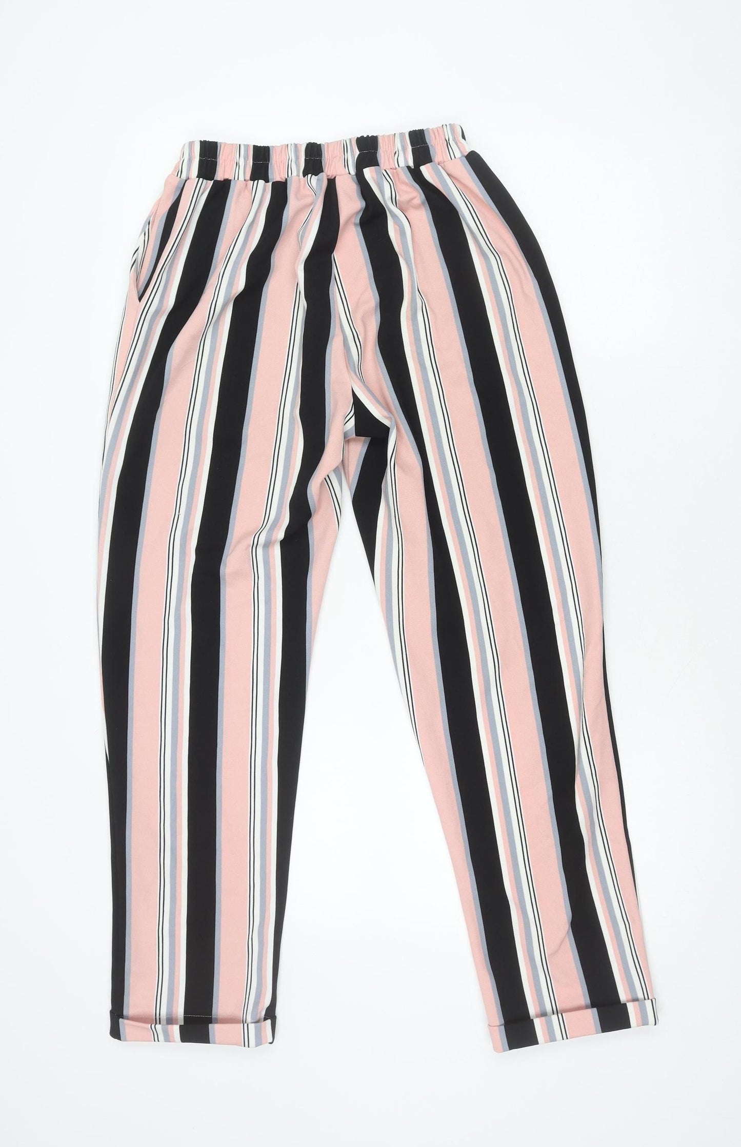 New Look Women's Multicoloured Striped Trousers