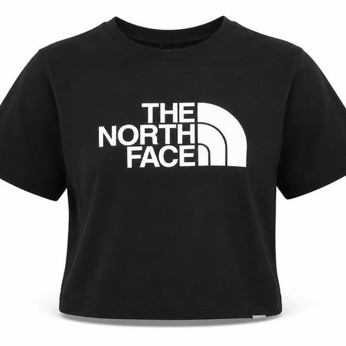 The North Face Girls Black Cropped T-Shirt, M