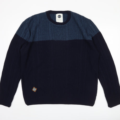 Manchester City F.C. Men's Blue XL Pullover Jumper