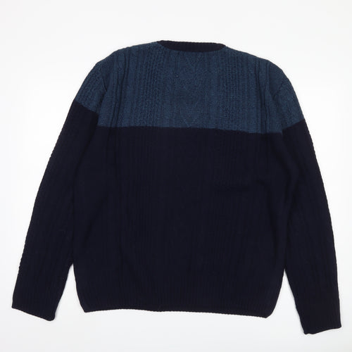 Manchester City F.C. Men's Blue XL Pullover Jumper