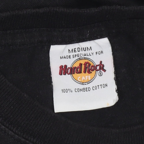 Hard Rock Cafe Men's Black Medium Graphic T-Shirt
