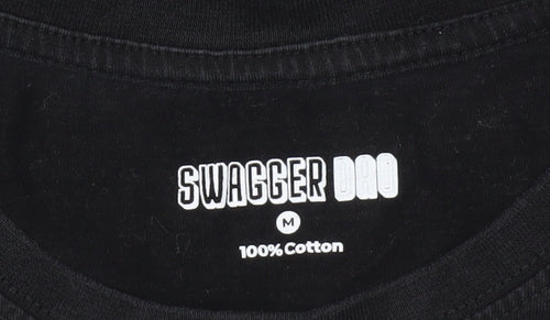 Swagger DAO Men's Black Medium Graphic T-Shirt