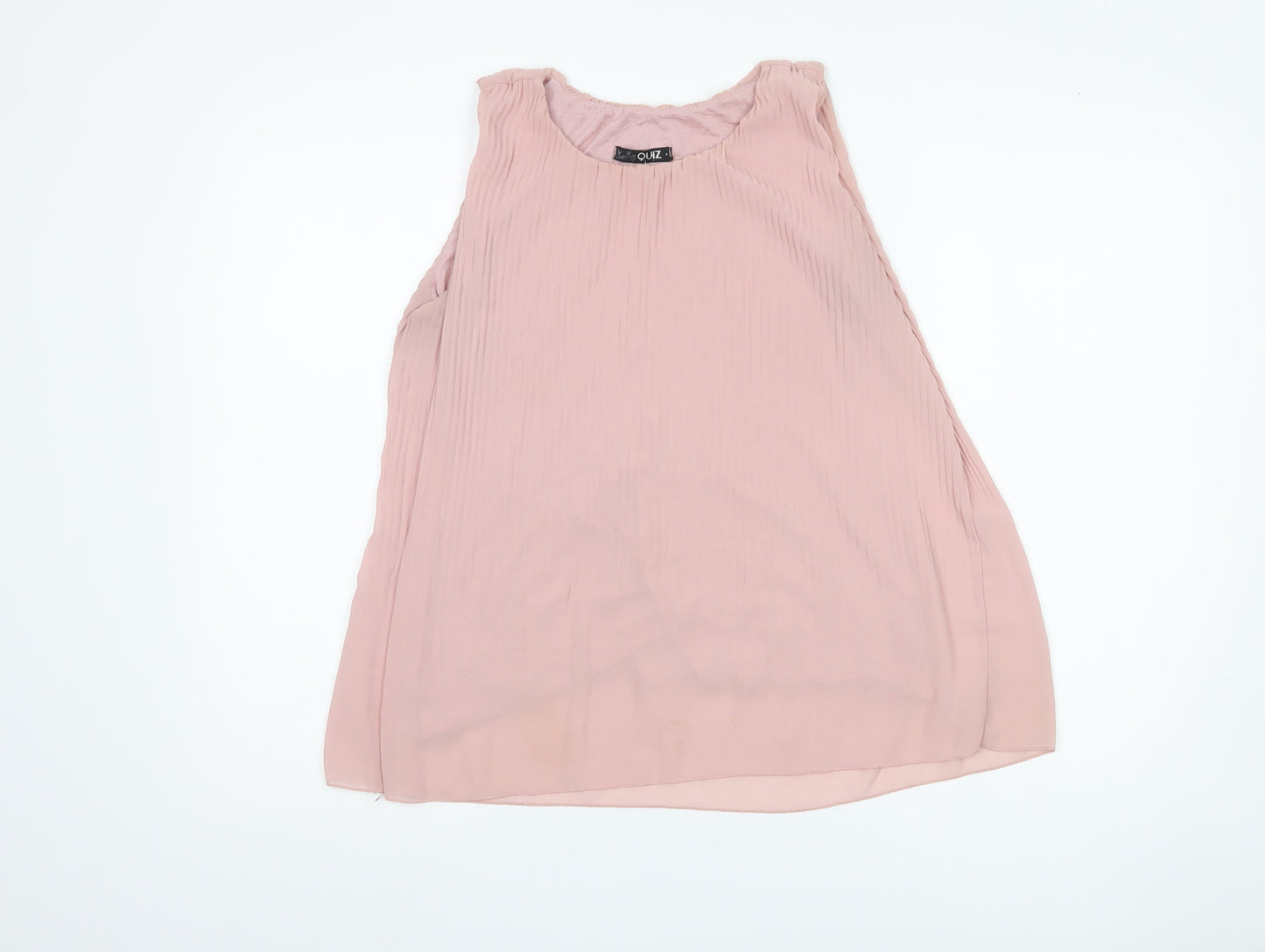 Quiz Women's Pink Sleeveless Tank Top