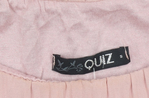 Quiz Women's Pink Sleeveless Tank Top