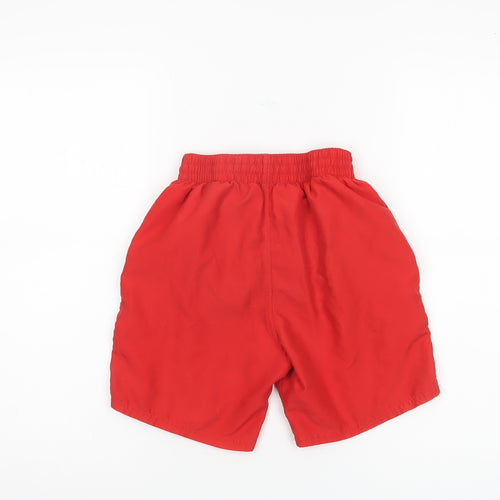 Nike Boys' Red Swim Shorts M Elastic Lined