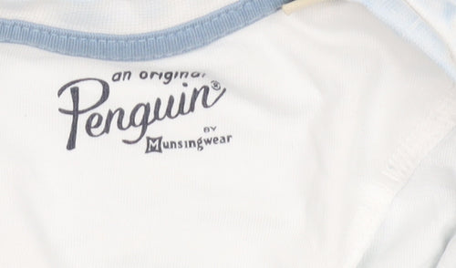 Penguin Boys White Graphic T-Shirt (14-15 Years)
