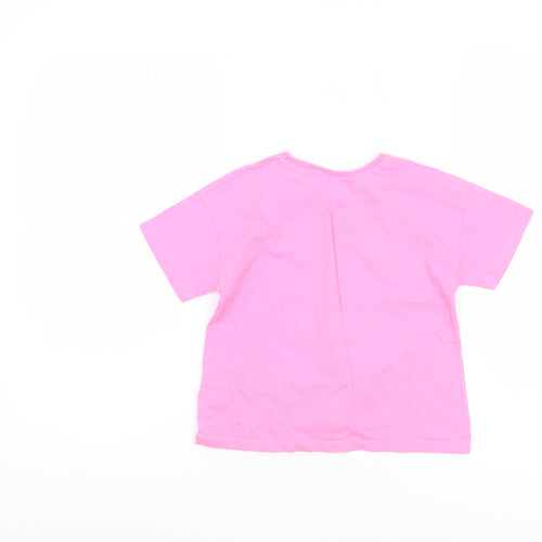Disney Girls Pink Chip 'n Dale T-Shirt - 5-6 Years