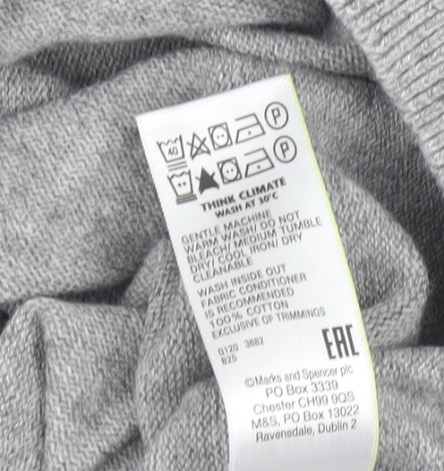 Marks and Spencer Men's Grey Vest Sleeveless Knit M