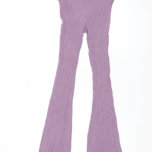 Urban Outfitters Women's Purple Flared Trousers S