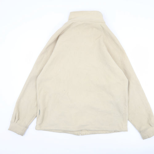 Trespass Men Beige Fleece Jacket, Medium, Casual Wear