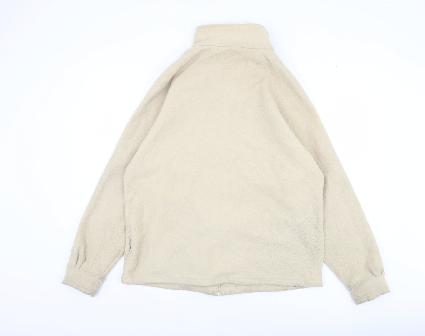 Trespass Men Beige Fleece Jacket, Medium, Casual Wear