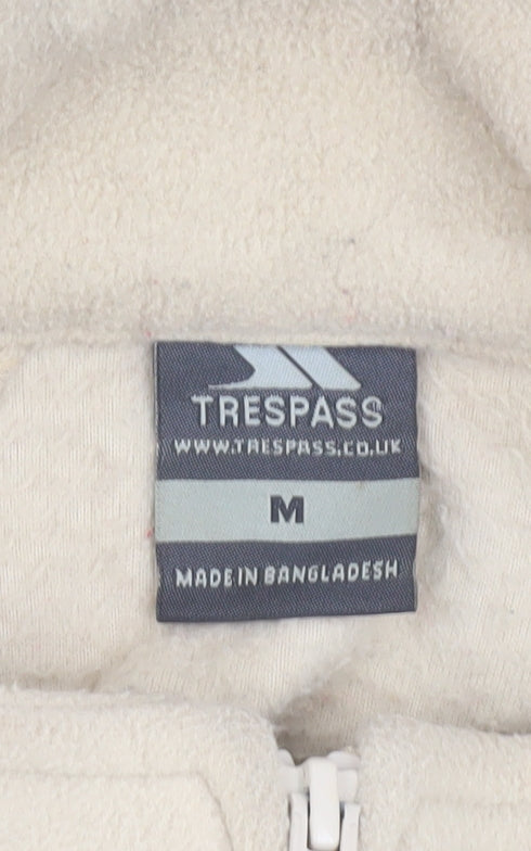 Trespass Men Beige Fleece Jacket, Medium, Casual Wear