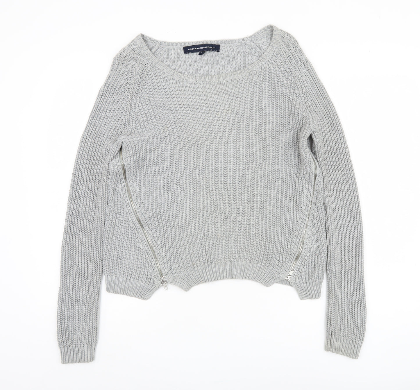 French Connection Women's Grey Pullover Jumper S