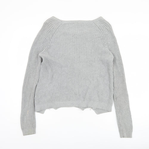 French Connection Women's Grey Pullover Jumper S