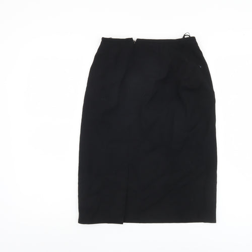 Liz Claiborne Women's Black Wool Pencil Skirt Size 4