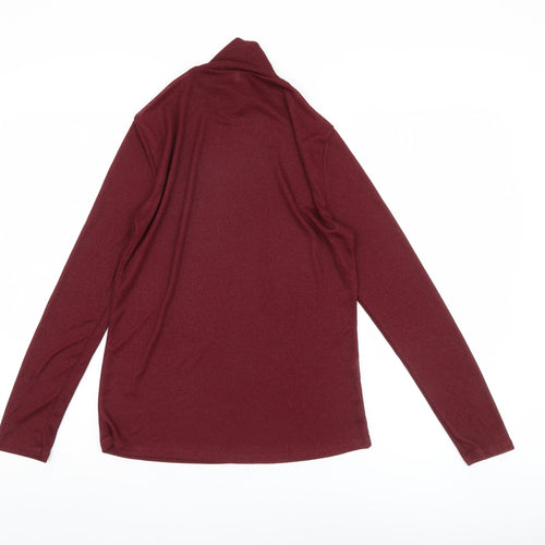 MNG Women's Red Long Sleeve Top Size 14