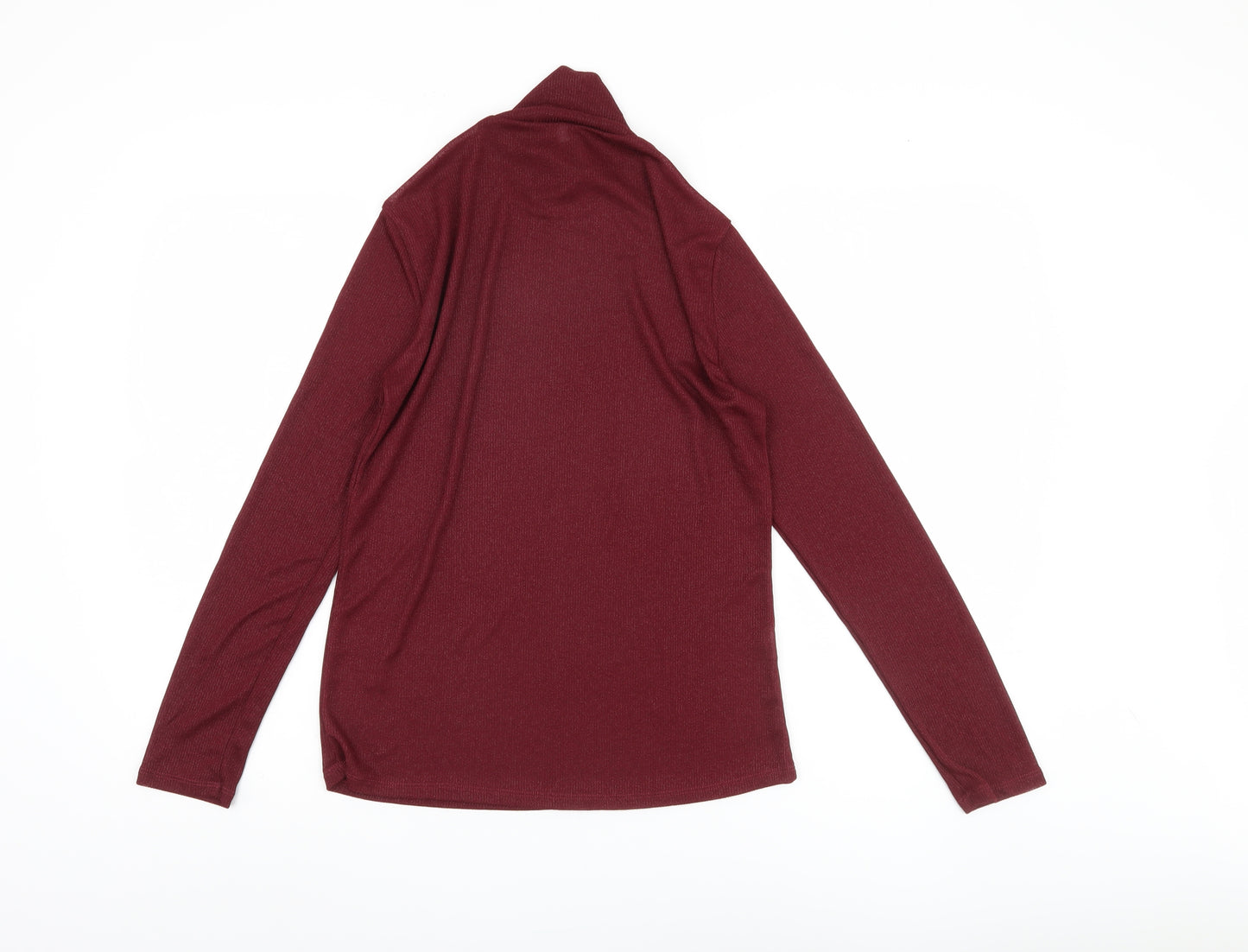 MNG Women's Red Long Sleeve Top Size 14