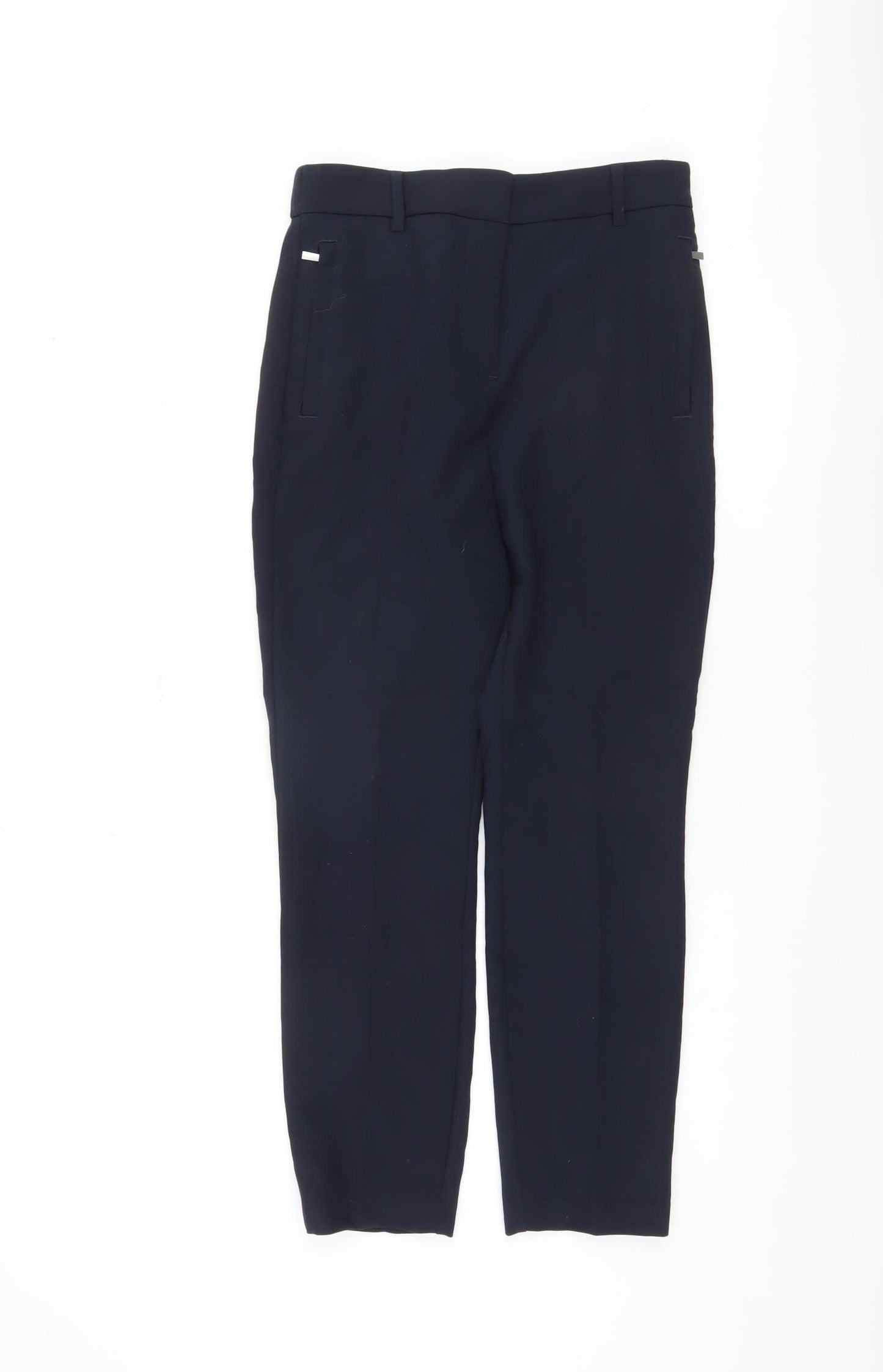 Next Women's Black Straight Trousers Size 10R