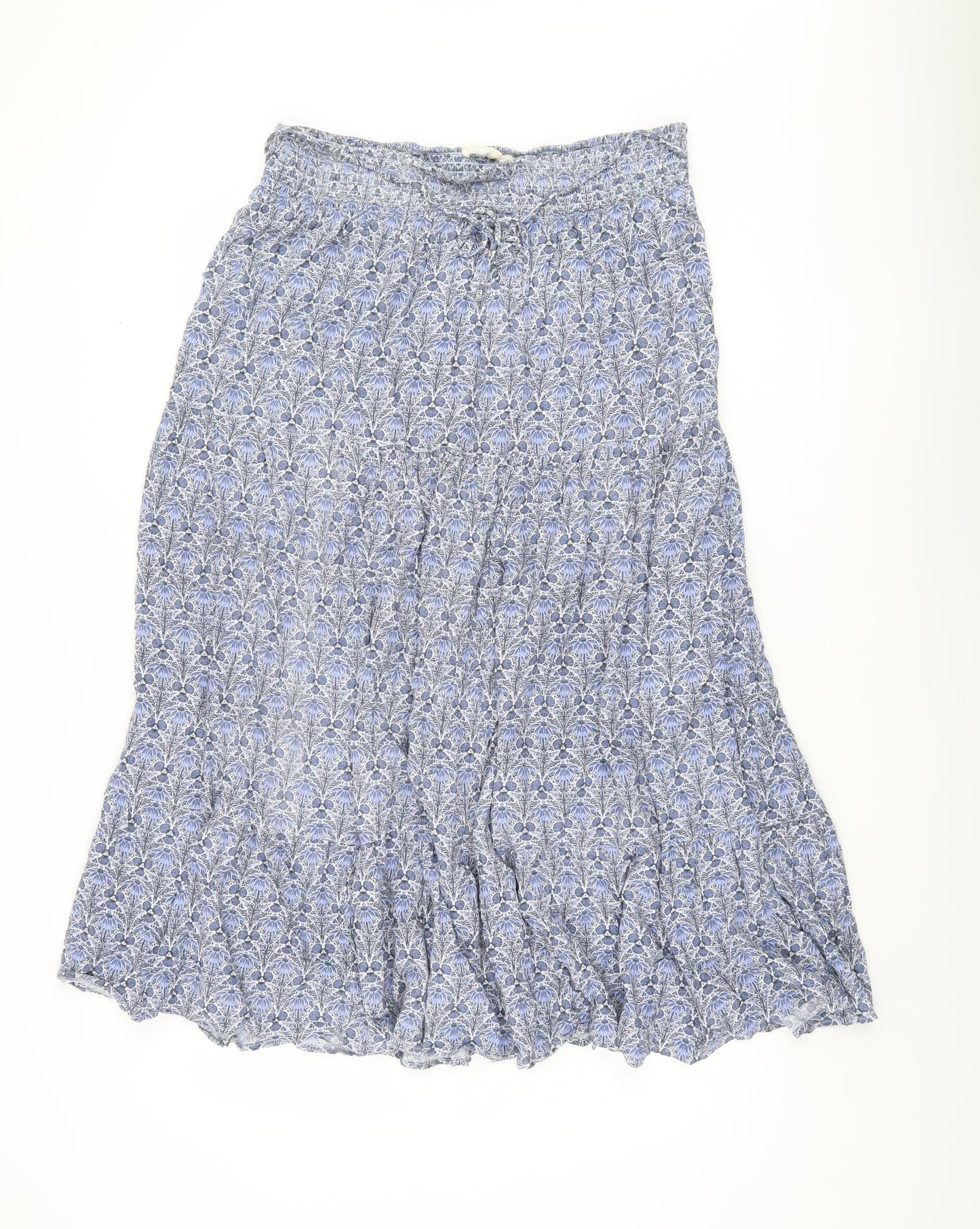 Fat Face Women’s Blue Floral A-Line Midi Skirt - Size 16