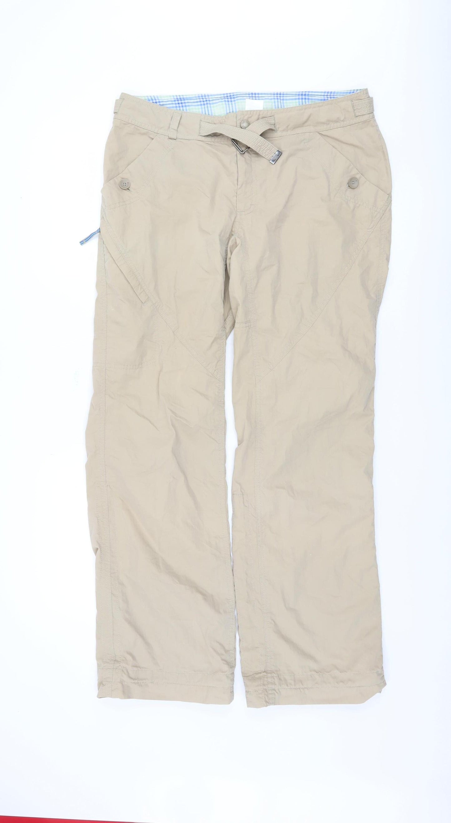 The North Face Women's Beige Cargo Trousers Size 12