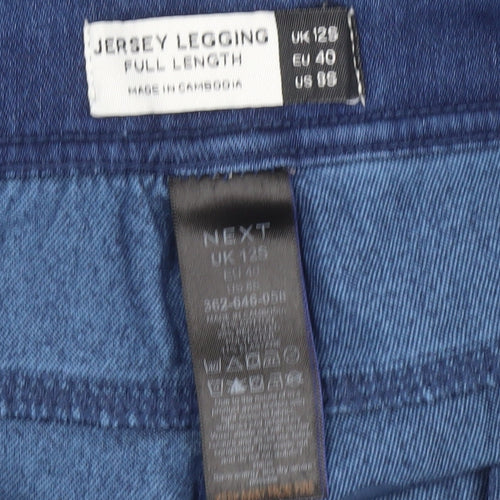 Next Women's Blue Jersey Leggings Size 12