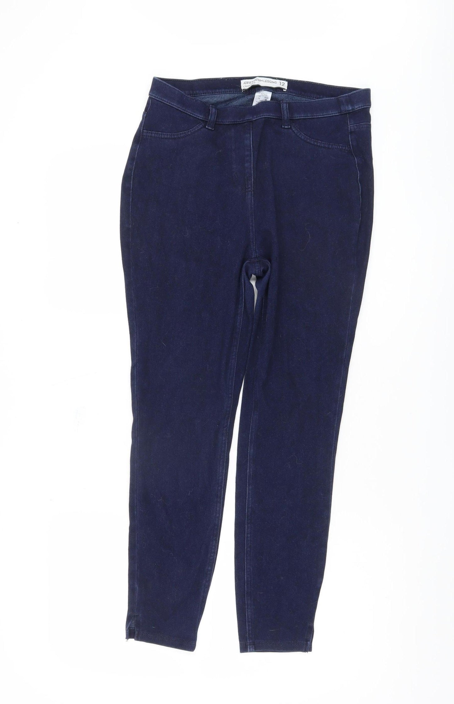 Next Women's Blue Cropped Leggings Size 12