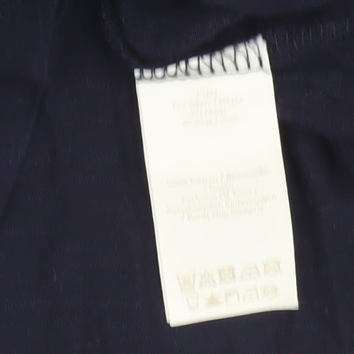 Boden Women's Blue Cotton T-Shirt Size 10