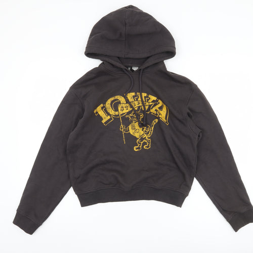 H&M Divided Women's Black Pullover Hoodie Size 12