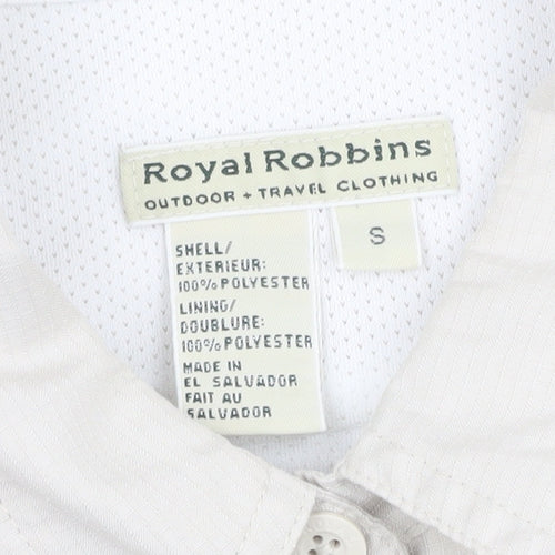 Royal Robbins Men's Beige Button-Up Shirt S