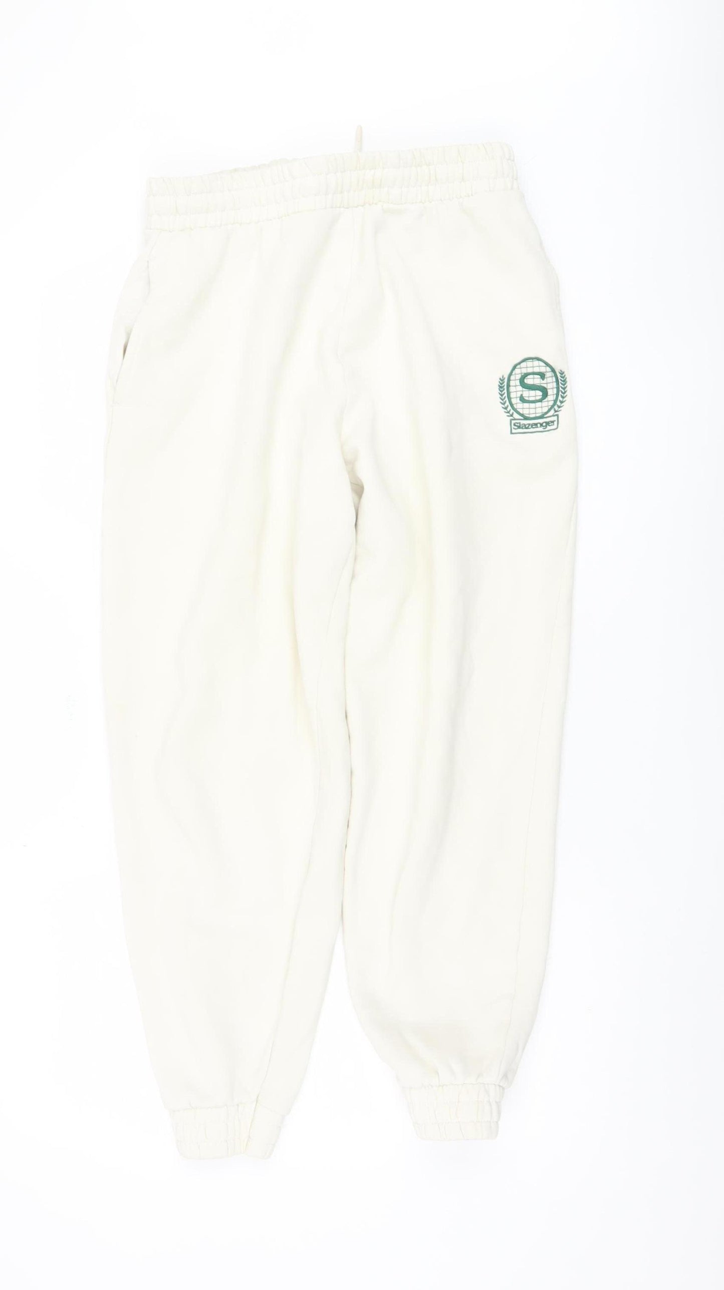 Slazenger Women's White Joggers - UK Size 12