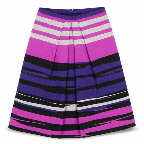 Hobbs Women’s Purple Midi A-Line Skirt Size 8