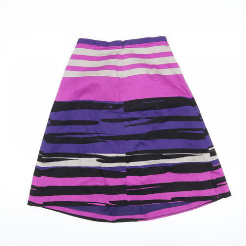 Hobbs Women’s Purple Midi A-Line Skirt Size 8