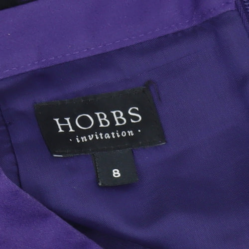 Hobbs Women’s Purple Midi A-Line Skirt Size 8