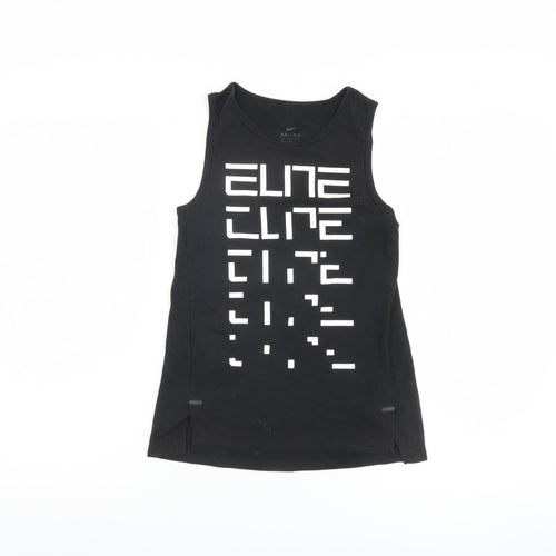 Nike Kids Black Dri-Fit Graphic Tank 10-12 Years
