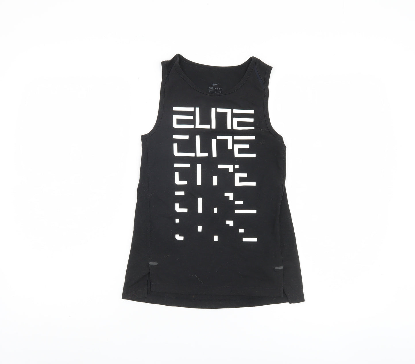 Nike Kids Black Dri-Fit Graphic Tank 10-12 Years