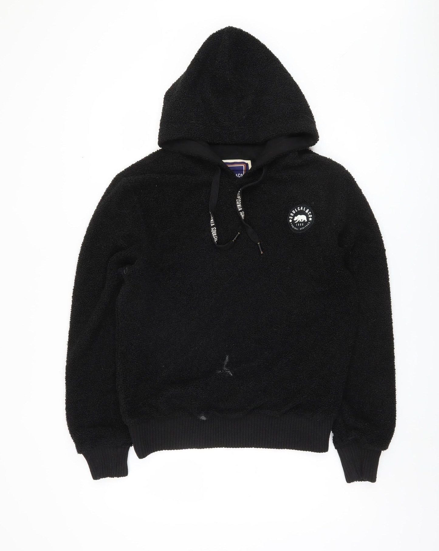 SoulCal & Co Men's Black Fleece Hoodie S