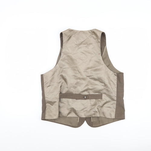 Next Women's Brown Suit Waistcoat Size 18