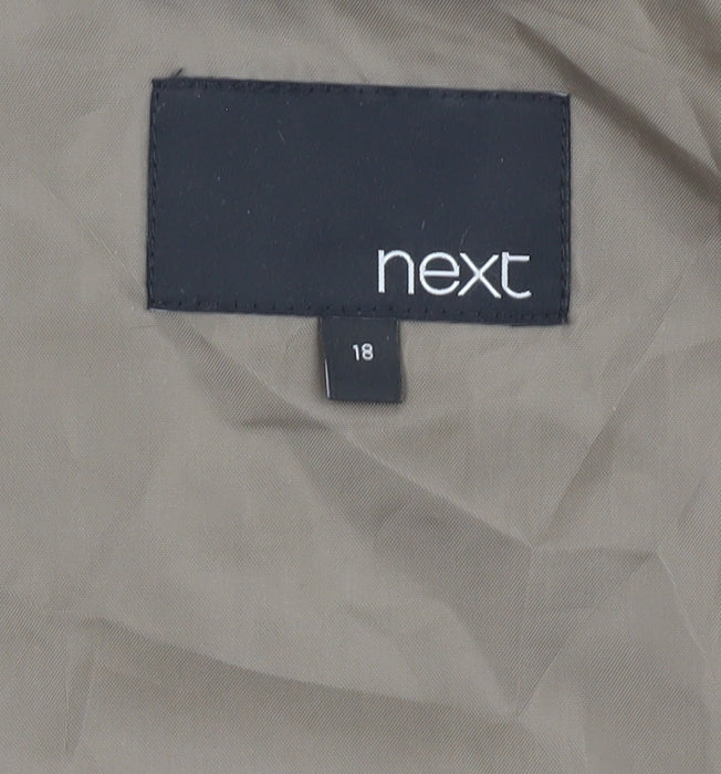 Next Women's Brown Suit Waistcoat Size 18