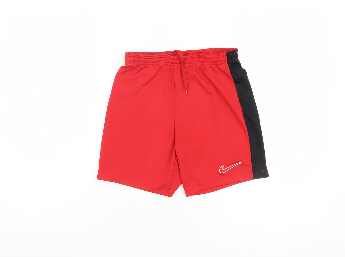 Nike Boys Red Sports Shorts, Size M, Drawstring Waist