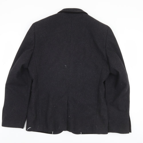 Jeff Banks Men's Black Slim Fit Blazer M
