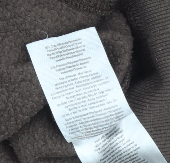 Redefined Rebel Men's Brown Pullover Sweatshirt S