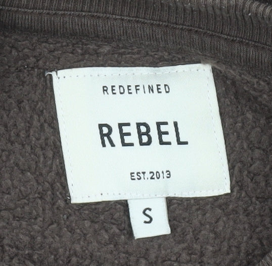 Redefined Rebel Men's Brown Pullover Sweatshirt S