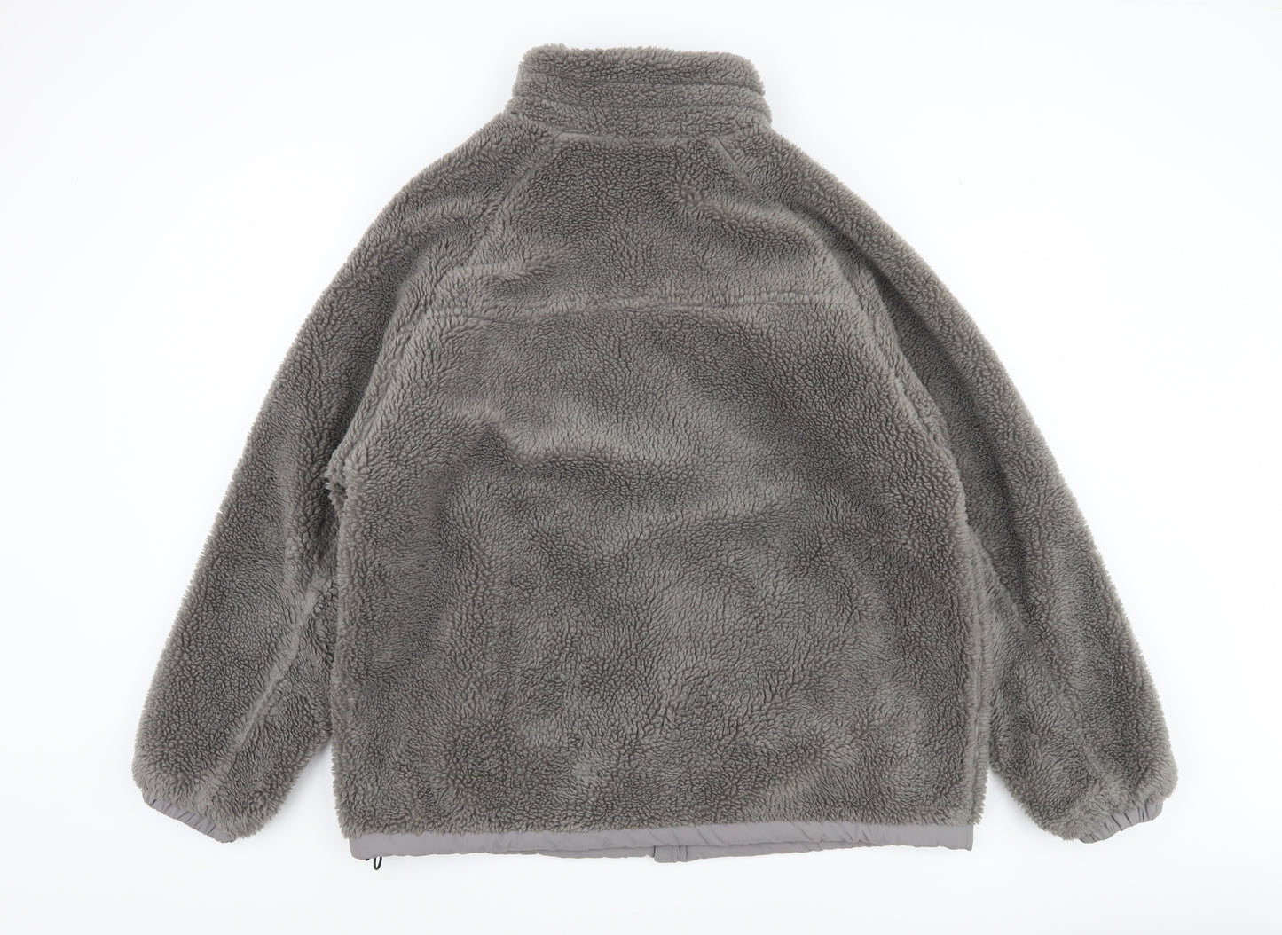 GAP Men's Grey Full Zip Fleece Jacket L