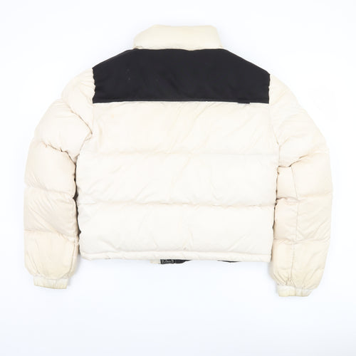Superdry Women's Ivory Puffer Jacket Size 10 Winter