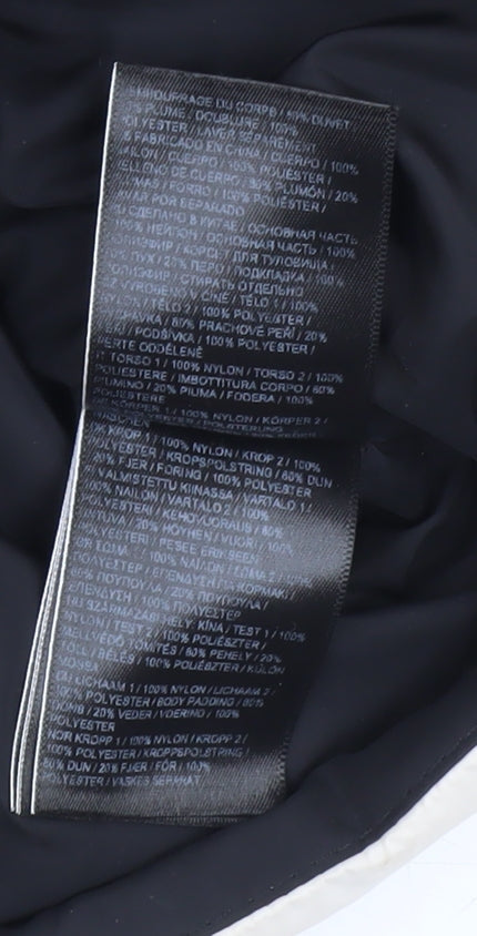 Superdry Women's Ivory Puffer Jacket Size 10 Winter