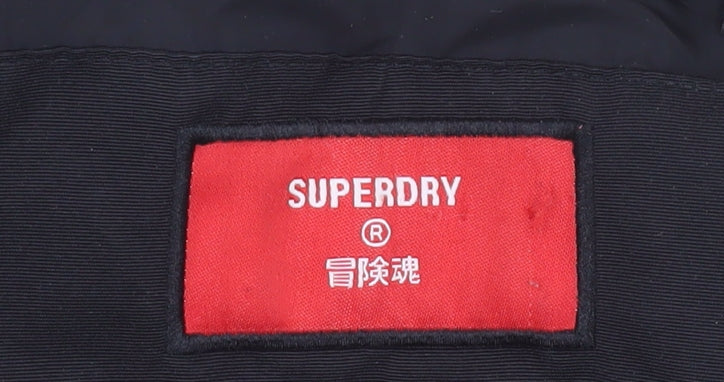 Superdry Women's Ivory Puffer Jacket Size 10 Winter