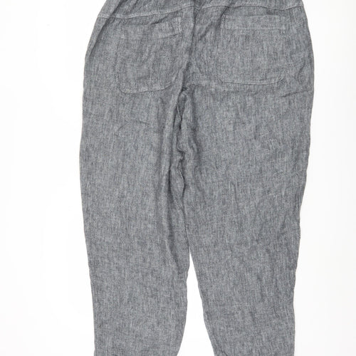 Poetry Womens Grey Trousers Size 16 with Pockets