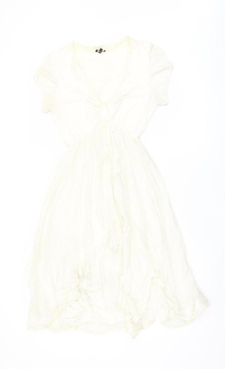 Phase Eight Women Ivory S Silk Viscose Dress