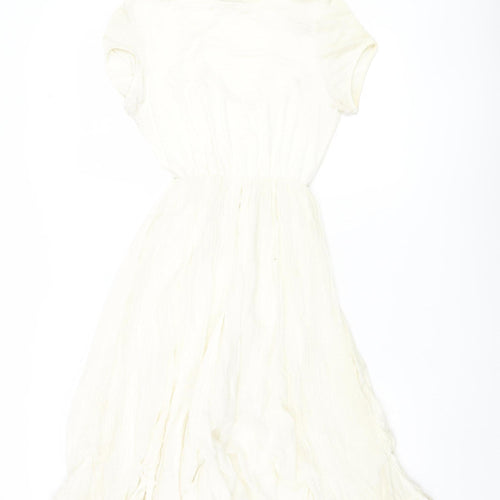 Phase Eight Women Ivory S Silk Viscose Dress